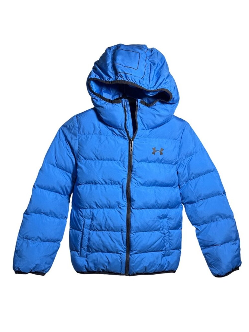 NWOT Under Armour Big Boys' Pronto Hooded Puffer Jacket Small MSRP $108